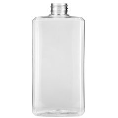 500 ml Basic Rectangle PET transparant 28.410
