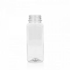 250 ml Juice Square PET transparant 38mm